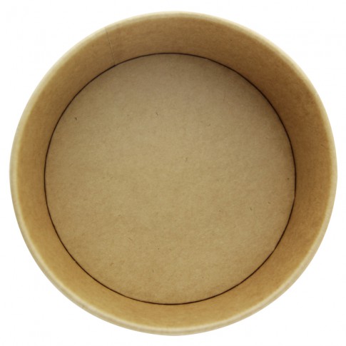 Insalatiera "Buckaty" multiuso, tonda in cartone kraft  H68mm 750ml