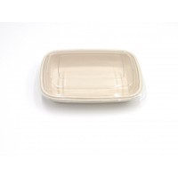 Coperchio in PET trasparente per vassoio in polpa (PET1) 175x225mm H2,3mm