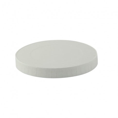 Coperchio in cartone bianco, alimenti caldi e freddi  H11mm