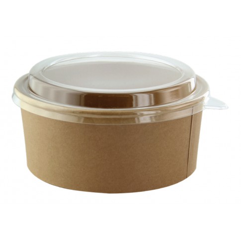 Insalatiera "Buckaty" multiuso, tonda in cartone kraft  H50mm 550ml
