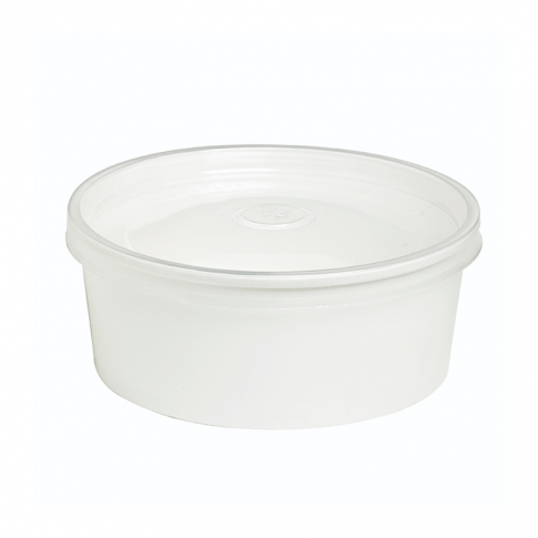 Insalatiera "Buckaty" tonda in cartone bianco   H67mm 1 140ml