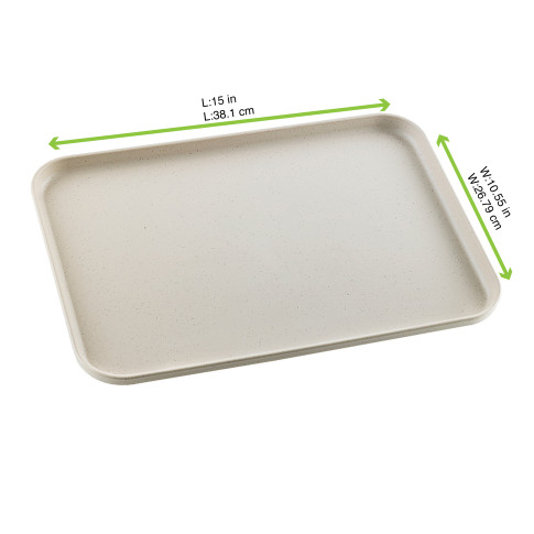 HUSKLY Vassoio riutilizzabile in composito beige