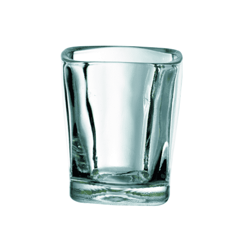 Bicchiere da shot "Quadra" quadrato