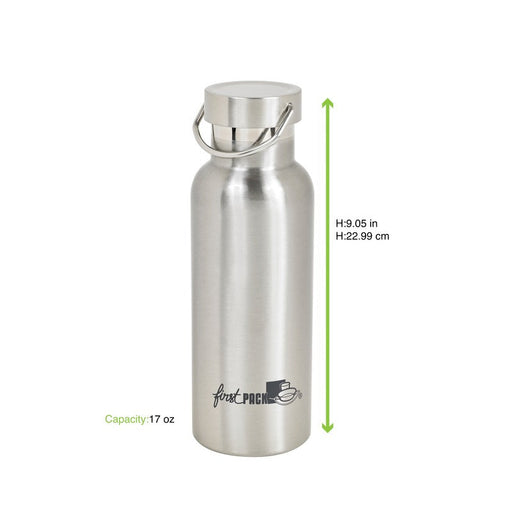 Borraccia Noxbottle in acciaio inox a doppia parete isotermica con tappo - 500 ml - Ø 4,7 cm - H 21,5 cm - 12 unità