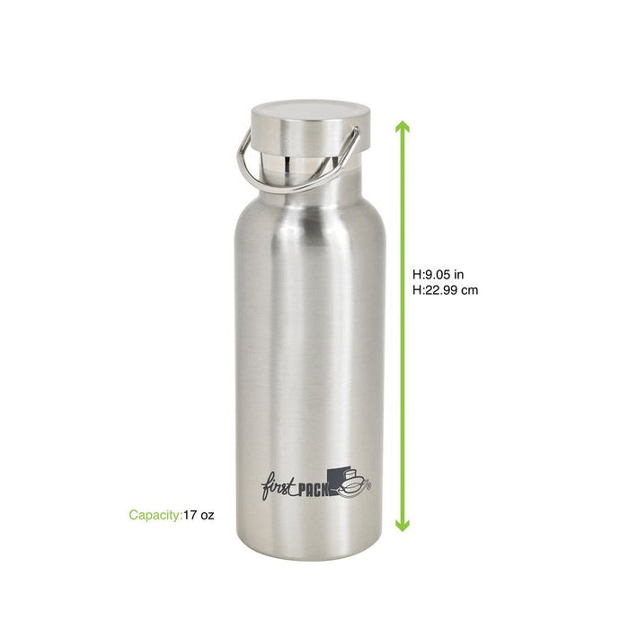 Borraccia Noxbottle in acciaio inox a doppia parete isotermica con tappo - 500 ml - Ø 4,7 cm - H 21,5 cm - 12 unità