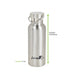 Borraccia Noxbottle in acciaio inox a doppia parete isotermica con tappo - 500 ml - Ø 4,7 cm - H 21,5 cm - 12 unità
