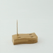 Mini base in bambù per 4 stecchini "Teppo Gushi" - 8 cm x 4 cm x 2 cm - 10 unità