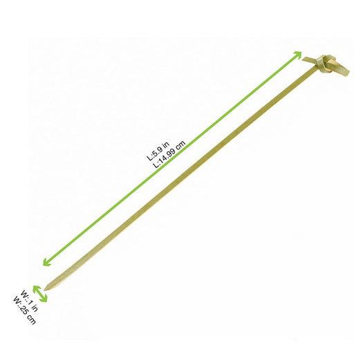 Stecchino in bambù ad anello "Noshi" - 15 cm - 2000 unità - dimensions