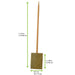 Stecchino in bambù su base "Bhut" - 15 cm - 480 unità - dimensions