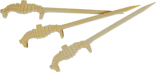 Stecchino in bambù cavalluccio marino "Tokai" - 9 cm - 2000 unità