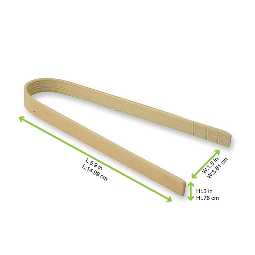 Pinza in bambù - 15 cm - 200 unità - dimensions