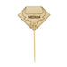 Stecchino per carne in bambù "Rumpy" Medium (media cottura) - 5,4 cm x 9,5 cm - 1000 unità