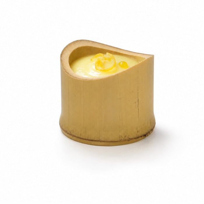 Mezzo tubo in bambù "Tamago" - 37 ml - Ø 5,5 cm - H 4,2 cm - 200 unità