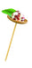 Stecchino a piattino sospeso "Thani" - Ø 4 cm - H 9,3 cm - 144 unità