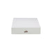 Scatola per pasticceria in cartone bianco - 20 cm x 20 cm x 5 cm - 50 unità
