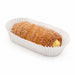 Pirottino da forno ovale bianco in carta antigrasso - 10,5 cm x 4 cm x 2,5 cm - 1000 unità