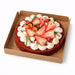 Sottotorta quadrato scanalato in cartone marrone - 19 cm x 19 cm x 2 cm - 250 unità