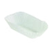 Pirottino da forno ovale bianco in carta siliconata - 9,7 cm x 5,2 cm x 4 cm - 100 unità