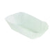 Pirottino da forno ovale bianco in carta siliconata - 15 cm x 7,5 cm x 7 cm - 50 unità