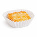 Pirottino da forno ovale bianco in carta siliconata - 6,5 cm x 5 cm x 4 cm - 100 unità