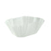 Pirottino da forno ovale bianco in carta siliconata - 6,5 cm x 5 cm x 4 cm - 100 unità