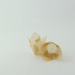 Pirottino da forno tulipano in carta marrone siliconata - Ø base 3 cm - H 6 cm - 1200 unità