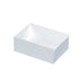 Scatola per pasticceria in cartone bianco senza coperchio - 16 cm x 12 cm x 5 cm - 150 unità
