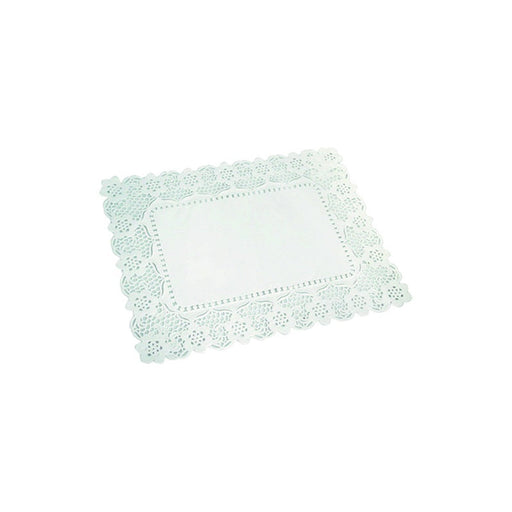 Centrino in carta bianco rettangolare - 40 cm x 30 cm - 1000 unità