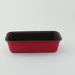 Stampo da forno rettangolare in carta kraft rosa - 19,3 cm x 9,3 cm x 5 cm - 200 unità