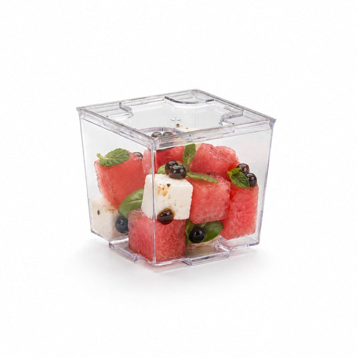 Coperchio in PS trasparente "Kara" - 5,2 cm x 5,2 cm x 0,2 cm - Compatibile con 209MBKARA90, 209MBKARA - 576 unità