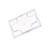 Coperchio in PS trasparente "Kara" - 5,2 cm x 5,2 cm x 0,2 cm - Compatibile con 209MBKARA90, 209MBKARA - 576 unità