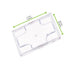 Coperchio in PS trasparente "Kara" - 5,2 cm x 5,2 cm x 0,2 cm - Compatibile con 209MBKARA90, 209MBKARA - 576 unità - dimensions