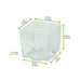 Bicchierino finger food in plastica PS trasparente "Kara" - 60 ml - 4,5 cm x 4,5 cm x 4,3 cm - 600 unità - dimensions