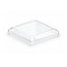 Coperchio quadrato piatto in PET trasparente "Taiti" - 4,6 cm x 4,6 cm x 1 cm - Compatibile con 209MBTAITI, 209MBTAITIB, 209MBTAITIN, 209MBTAITIV - 600 unità