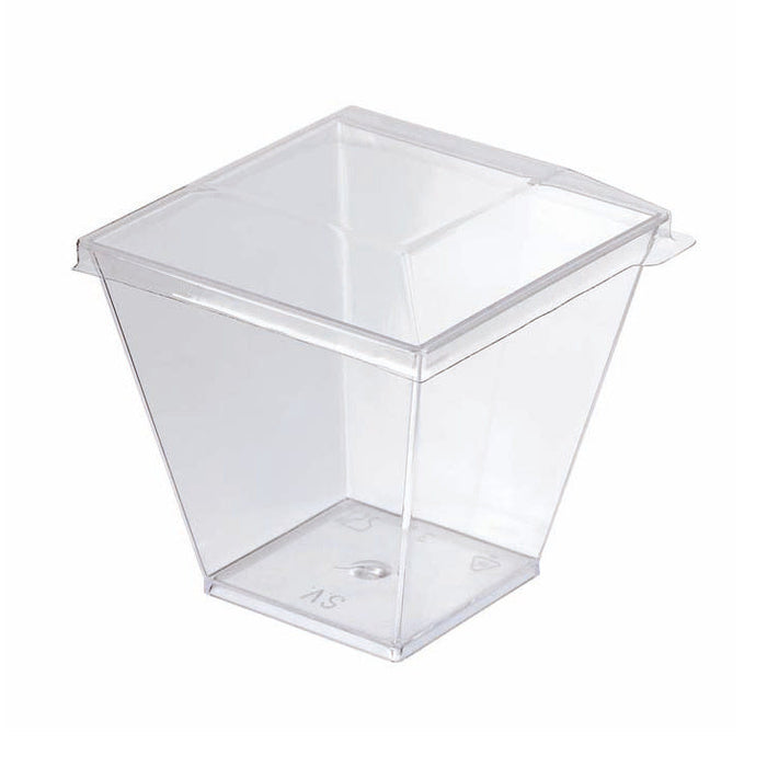 Coperchio in PET trasparente "Zeno" - 6,5 cm x 6,5 cm - 600 unità