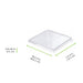 Coperchio in PET trasparente "Zeno" - 6,5 cm x 6,5 cm - 600 unità