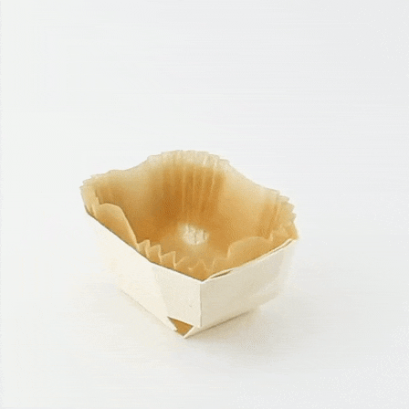 Mini stampo da forno in legno "Lovely" - 5,5 cm x 5 cm - 300 unità