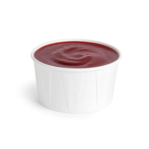 Coppetta in carta plissettata bianca con scatola distributrice - 60 ml - Ø 5,4 cm - H 3,5 cm - 5000 unità