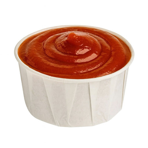 Coppetta in carta plissettata bianca - 150 ml - Ø 8 cm - H 4 cm - 5000 unità