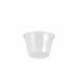 Contenitore per salse rotondo in plastica PET trasparente - 120 ml - Ø 7,4 cm - H 4,4 cm - 2500 unità