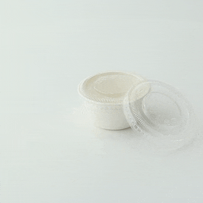 Coperchio piatto in PET trasparente - Ø 6,2 cm - 2500 unità