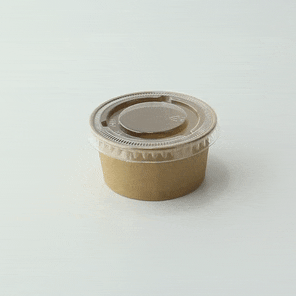 Coperchio piatto in PET trasparente - Ø 7,4 cm - 2500 unità