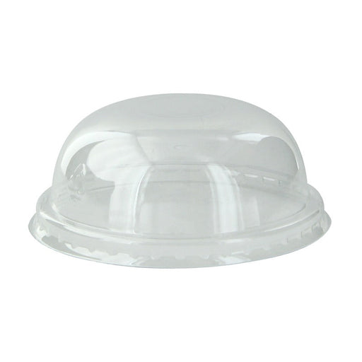 Coperchio a cupola in PET trasparente - Ø 8 cm - H 3,6 cm - Compatibile con 209POPET7, 210GPU8, 210POB151, 210POC151N - 1000 unità