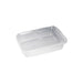 Contenitore rettangolare trasparente in plastica PP con coperchio - 750 ml - 17,5 cm x 12 cm x 6 cm - 250 unità