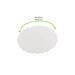 Disco smerlato in cartone bianco - Ø 32 cm - 250 unità - dimensions
