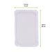 Piatto rettangolare bianco in cartone riciclato - 20 cm x 13 cm - 1500 unità - dimensions