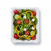 Piatto rettangolare bianco in cartone riciclato - 20 cm x 16 cm - 1000 unità