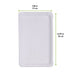 Piatto rettangolare bianco in cartone riciclato - 33 cm x 19 cm - 250 unità - dimensions