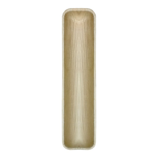 Vassoio rettangolare in foglia di palma - 41 cm x 9 cm x 2,5 cm - 100 unità