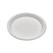 Piatto rotondo bianco in polpa di cellulosa - Ø 25,8 cm - 500 unità